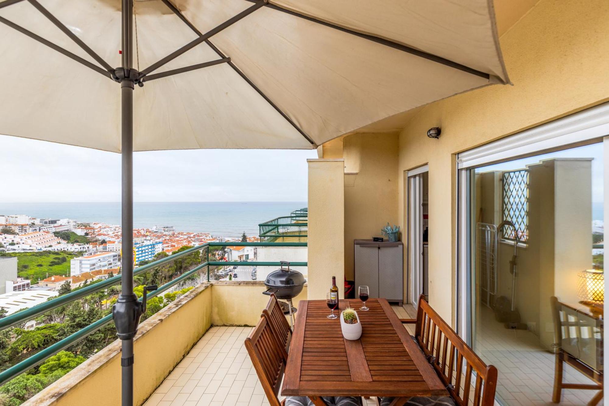 Casa Do Mar - Sea View - Wifi - Barbecue Apartment Sesimbra Bagian luar foto